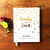 Real Foil Wedding Guest Book #1 - Hardcover - Wedding Guestbook, Wedding Guest Books, Custom, Personalized Guestbooks - Gold Polka Dots
