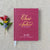 Wedding Guest Book #37 - Custom Hardcover Guest Book - Wedding Guestbook, Personalized Guest Book, Guestbooks - Plum - Gold Calligraphy
