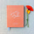Modern Wedding Guest Book - Hardcover - Wedding Guestbook, Custom Guest Book, Personalized Guest Book, Wedding Guestbooks - Coral