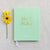 Wedding Guest Book #9 - Custom Hardcover Guest Book - Wedding Guestbook, Personalized Guest Book - Mint - Gold Calligraphy