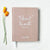 Rustic Kraft Wedding Guest Book - Hardcover - Wedding Guestbook, Custom Guest Book, Personalized Guest Book - Calligraphy - Kraft Paper