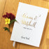 Real Foil Wedding Guest Book #13