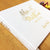 Real Foil Wedding Guest Book - Hardcover - Wedding Guestbook, Custom Guest Book, Personalized Guest Book, Wedding Decor - Modern Calligraphy