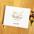 Real Foil Wedding Guest Book #12