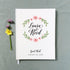 Rose Wreath Wedding Guest Book