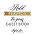Add Real Foil to Your Guest Book! Three Foil Colors to Choose From