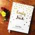 Polka Dot Foil Wedding Guest Book