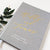 Real Gold Foil Wedding Guest Book 