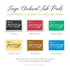 Large 6"x4" Archival Ink Pad | Rubber Stamp Pad | 6 Colors to Choose From