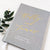 Real Gold Foil Wedding Guest Book 