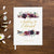 Wedding Guest Book #76 - Custom Hardcover Guest Book - Wedding Guestbook, Personalized Guest Book - Botanical Wreath - Geometric