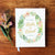 Wedding Guest Book #74 - Custom Hardcover Guest Book - Wedding Guestbook, Personalized Guest Book - Botanical Wreath - Roses