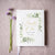Wedding Guest Book #81 - Custom Hardcover Guest Book - Wedding Guestbook, Personalized Guest Book, Guestbooks - Botanical Wreath - Geometric