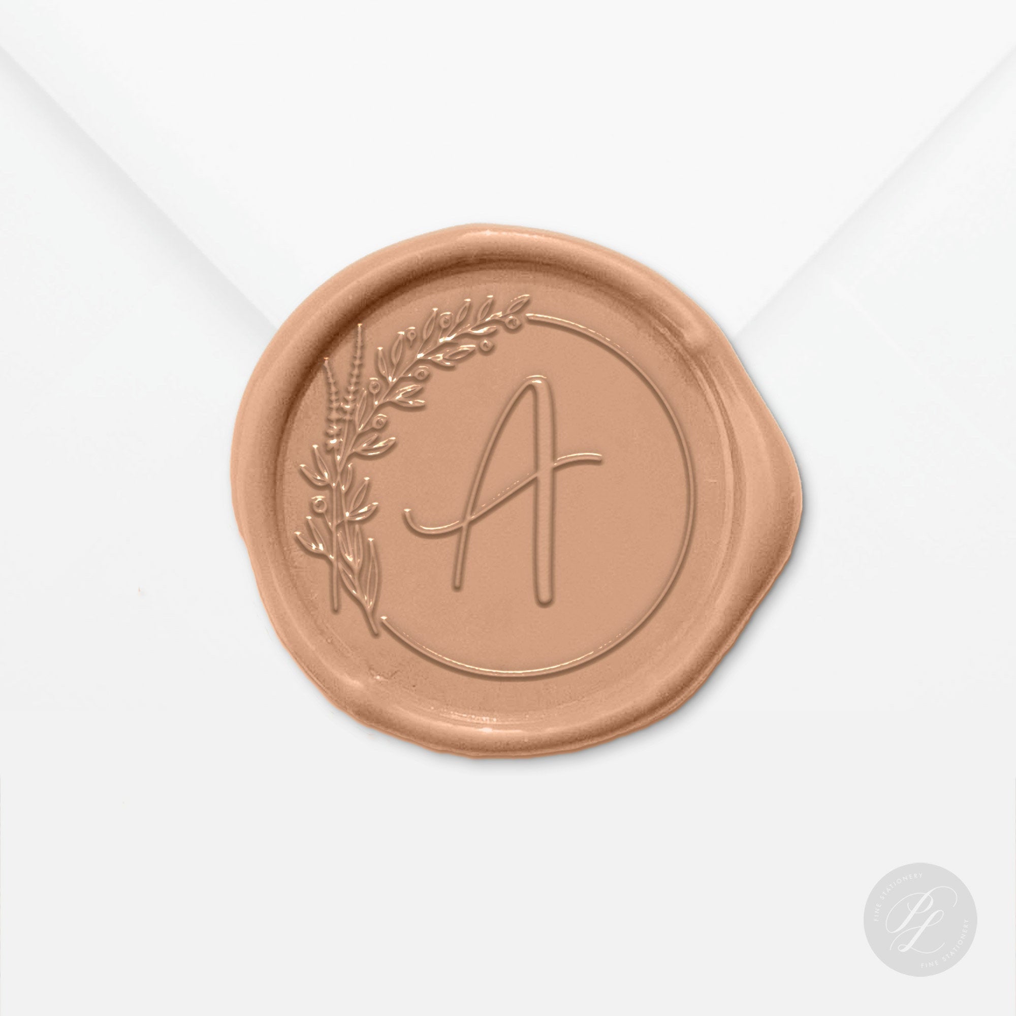 Envelope Seals, Wedding Invitation Stickers, Initial Stickers for